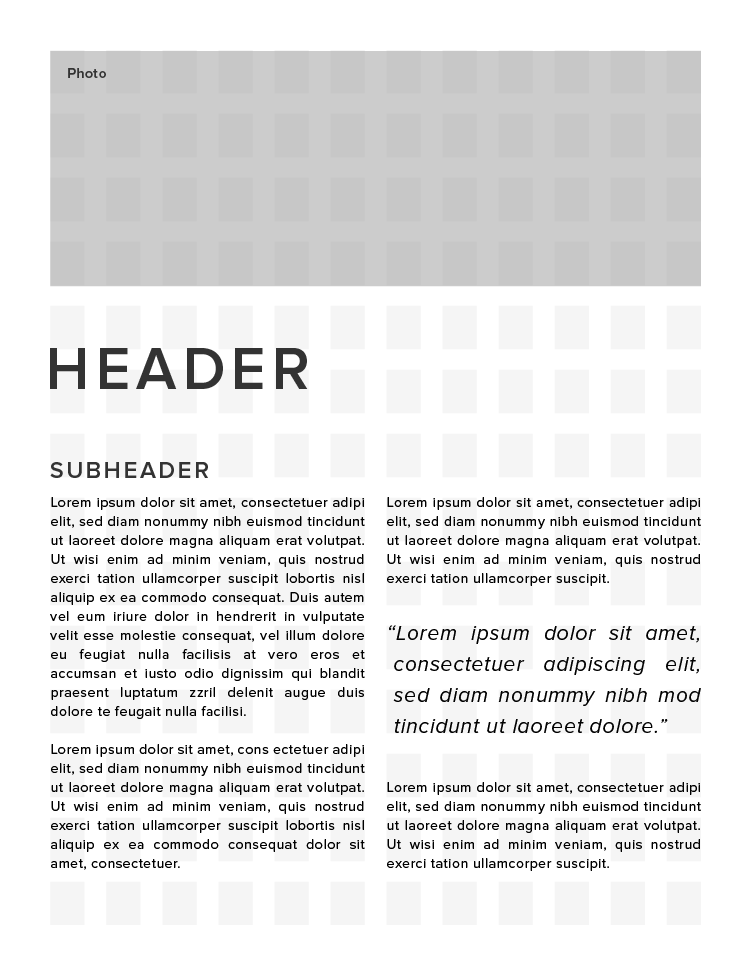 Ebook Template Sample Pages 03 Column Five Ebook Template Sample Pages 03