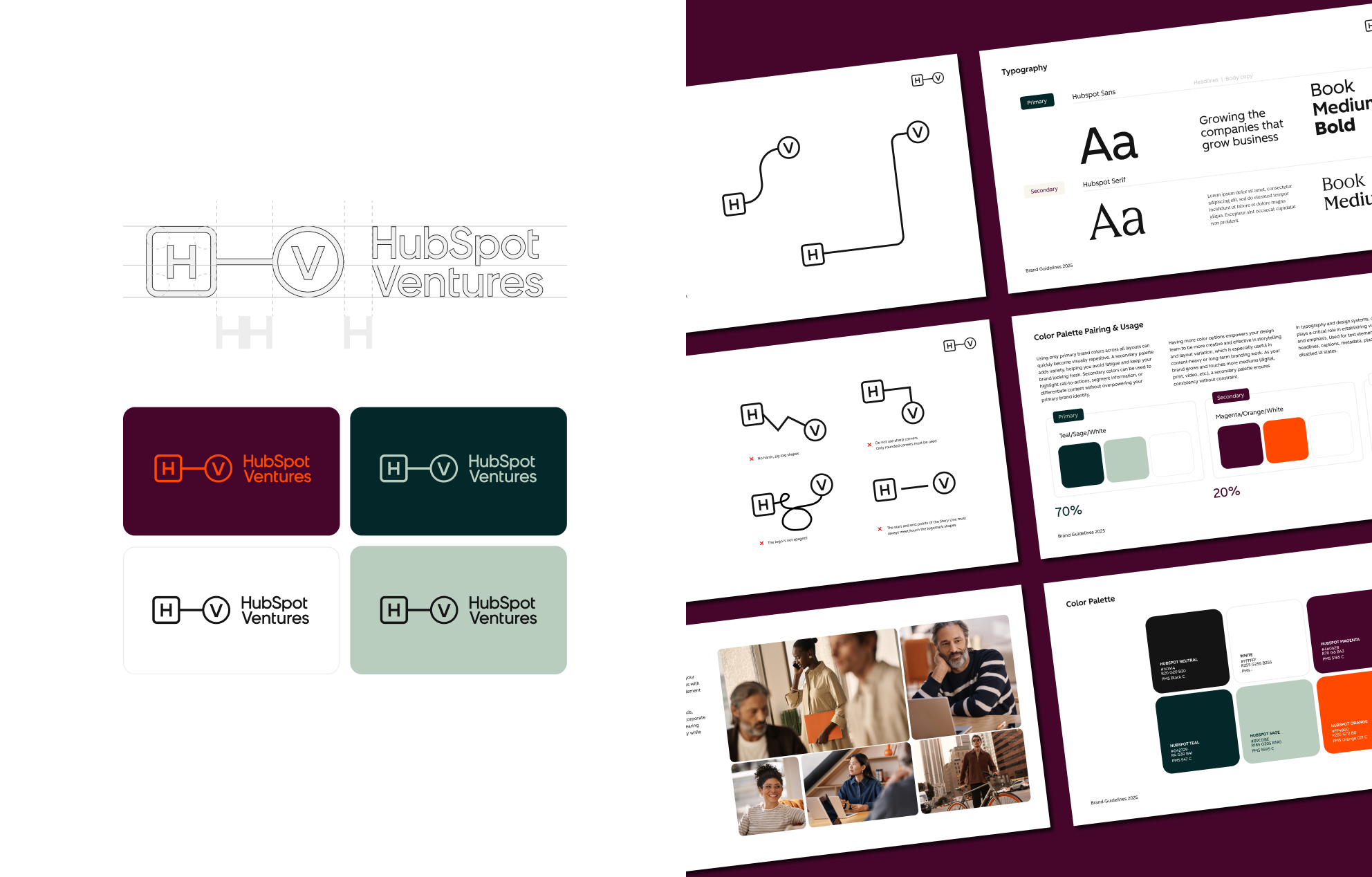 pages of a brand book