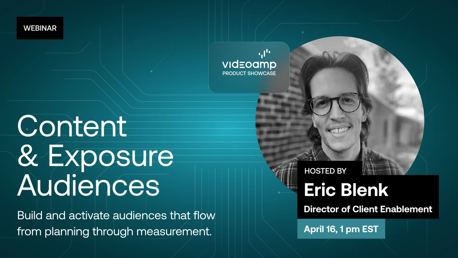 VideoAmp SaaS webinar engine speaker toolkit asset designs by Column Five for repeatable B2B presenter prep
